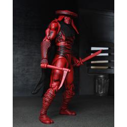 TORTUGAS NINJA FOOT ENFORCER VERSIÓN ROJA Y NEGRA 18 CM FIGURA DE ACCIÓN TEENAGE MUTANT NECA