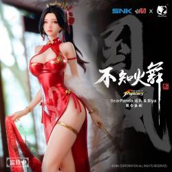 The King of Fighters Estatua PVC Dress Series 1/6 Mai Shiranui Hong Shang Wu Ver. 40 cm BearPanda