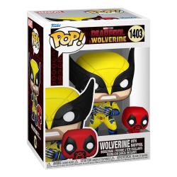 Deadpool 3 Figura POP & Buddy! Vinyl Lobezno w/ Babypool 9 cm funko