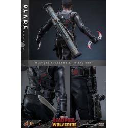 BLADE Deadpool & LOBEZNO MOVIE Masterpiece 1/6 Blade 30 cm HOT TOYS