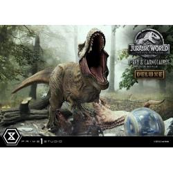 Jurassic World: Fallen Kingdom Statue 1/15 T-Rex & Carnotaurus Deluxe Version 90 cm