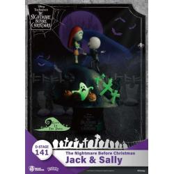 Pesadilla antes de Navidad Diorama PVC D-Stage Jack & Sally 15 cm Beast Kingdom Toys