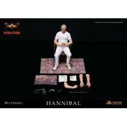 The Silence of the Lambs Action Figure 1/6 Hannibal Lecter White Prison Uniform Ver. 30 cm