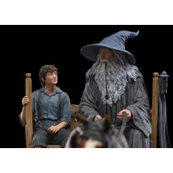 The Lord of the Rings: The Fellowship of the Ring Statue 1/6 Gandalf & Frodo on Cart 78 cm