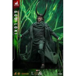 Hot Toys DX41AE Marvel Loki Collectible Action Figurine 1/6 God Loki (Artisan Edition) 31cm