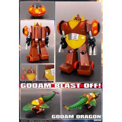 Gowappa 5 Godam Figura Dynamite Action Kai Gordam Full Blast Off Set 17 cm  Evolution Toy 