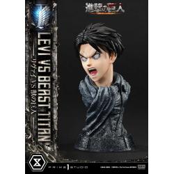 Attack on Titan Estatua Ultimate Premium Masterline Series 1/4 Levi Versus Beast Titan 73 cm Prime 1 Studio 