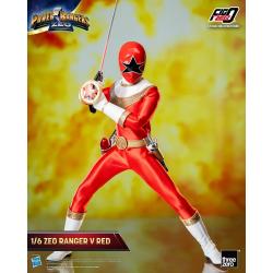 Power Rangers Zeo Figura FigZero 1/6 Ranger V Red 30 cm ThreeZero 