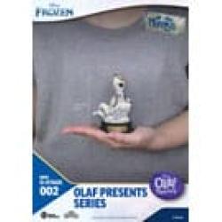 Frozen: El reino del hielo Estatua PVC Mini Diorama Stage Olaf Presents Olaf Genie 12 cm Beast Kingdom Toys