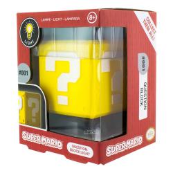 Super Mario lámpara 3D Question Block 10 cm Paladone