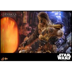 Star Wars Episode V Figura Movie Masterpiece 1/6 Chewbacca with Disassembled C-3PO 36 cm