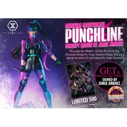 DC Comics Statue 1/3 Punchline Deluxe Bonus Version Concept Design by Jorge Jimenez 85 cm