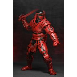 TORTUGAS NINJA FOOT ELITE ASSASSIN VERSIÓN ROJA Y NEGRA 18 CM FIGURA DE ACCIÓN TEENAGE MUTAN NECA