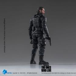 The Walking Dead: The Ones Who Lived Figura 1/18 Exquisite Mini Daryl Dixon Dark Eyes Walker 11 cm Hiya Toys