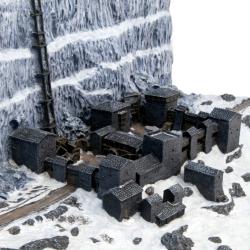 Game of Thrones Diorama Castle Black & The Wall 33 cm