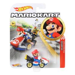 Mario Kart Vehículo Hot Wheels 1/64 Mario (Standard Kart) 8 cm