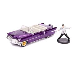 Elvis Presley Hollywood Rides Diecast Model 1/24 1956 Cadillac Eldorado with Figure