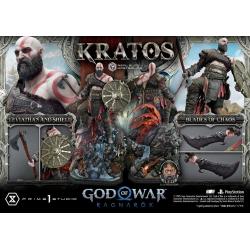 God of War: Ragnarok Estatua Real Elite Masterline Series 1/3 Kratos Ultimate Version 95 cm Prime 1 Studio