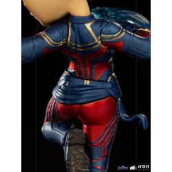 Los Vengadores Endgame Minifigura Mini Co. PVC Captain Marvel 18 cm