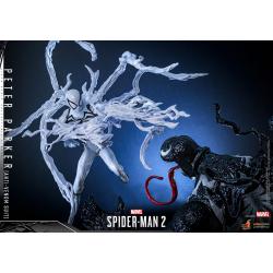 SpiderMan 2 Figura Video Game Masterpiece 1/6 Peter Parker (Anti-Venom Suit) 30 cm HOT TOYS