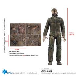 The Walking Dead Figura 1/18 Exquisite Mini Daryl Dixon Dark Eyes Walker 11 cm