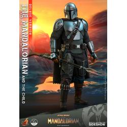 The Mandalorian™ and The Child (Deluxe) Collectible Set by Hot Toys The Mandalorian - Quarter Scale Series
