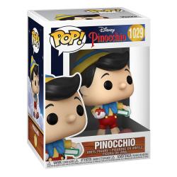 Pinocho + Geppeto 80 Aniversario FUNKO POP! Disney Vinyl Figura Geppetto W/Accrdion 9 cm