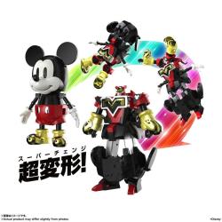 Disney Figura Diecast Soul of Chogokin Super Change Mickey Mouse by Kunio Okawara 13 cm Bandai Tamashii Nations