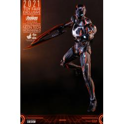 Iron Man Neon Tech 4.0 Sixth Scale Figure by Hot Toys Movie Masterpiece Series Diecast - Avengers: Infinity War - Toy Fair Exclusive