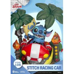 Lilo & Stitch Diorama PVC D-Stage Stitch Racing Car 15 cm Beast Kingdom