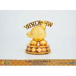 Kirby Estatua DieCast We Love Kirby Gold Edition 10 cm  First 4 Figures 