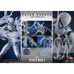 SpiderMan 2 Figura Video Game Masterpiece 1/6 Peter Parker (Anti-Venom Suit) 30 cm HOT TOYS