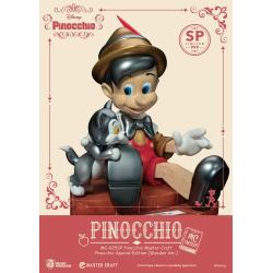 Disney Estatua Master Craft Pinocchio Wooden Ver. Special Edition 27 cm Beast Kingdom Toys 