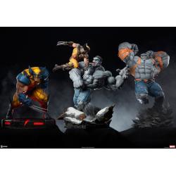 Marvel Estatua Grey Hulk vs Lobezno 58 cm SIDESHOW