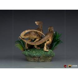 Jurassic Park Deluxe Art Scale Statue 1/10 Just The Two Raptors 20 cm