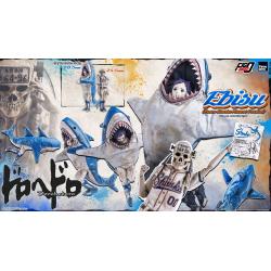 Dorohedoro Figura FigZero 1/6 Ebisu Peace Sharks Mascot Ver. 24 cm ThreeZero 