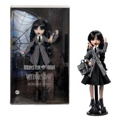 Monster High x Wednesday Muñeca MIERCOLES Addams Mattel