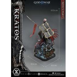 God of War: Ragnarok Estatua Real Elite Masterline Series 1/3 Kratos Ultimate Bonus Version 95 cm Prime 1 Studio