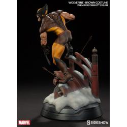 Wolverine Brown Costume Premium Format Statue