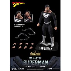 DC Comics Dynamic 8ction Heroes Action Figure 1/9 Superman Black Suit 20 cm