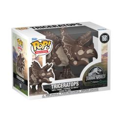  Parque Jurasico Fossil Figura POP! Movies Vinyl Triceratops 9 cm FUNKO