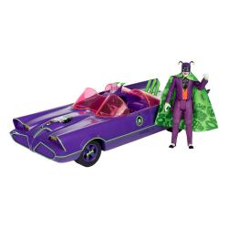 DC Retro Figura Batman 66 Batmobil with Joker (Gold Label) 15 cm McFarlane Toys