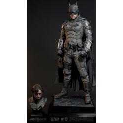 The Batman Statue 1/3 Batman Suit & Bruce Wayne (Robert Pattinson) Dual Version Hyperreal Movie JND Studios 71cm