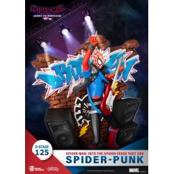 Marvel Diorama PVC D-Stage SpiderMan: Across the Spider-Verse Part One-Spider-Punk 15 cm Beast Kingdom Toys 