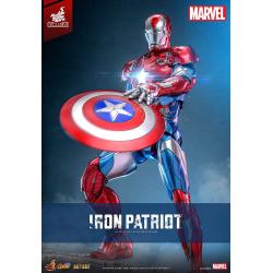 Marvel Figura Diecast Comic Masterpiece 1/6 Iron Patriot Hot Toys Exclusive 32 cm Hot Toys 