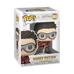 Harry Potter Figura POP! Movies Vinyl Harry w/Broom(Quidditch) 9 cm FUNKO