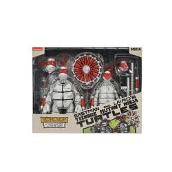 LAS PRIMERAS TORTUGAS VERSIÓN EN BLANCO Y NEGRO PACK 2 FIGURAS DE ACCIÓN A ESCALA 18 CM TORTUGAS NINJA  MIRAGE COMICS