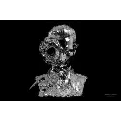 T-1000 Art Mask (Liquid Metal) Life-Size Bust by PureArts 1:1 Scale Non-Wearable Mask - Terminator 2
