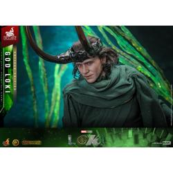 Hot Toys DX41AE Marvel Loki Collectible Action Figurine 1/6 God Loki (Artisan Edition) 31cm