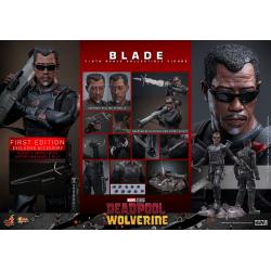 BLADE Deadpool & LOBEZNO MOVIE Masterpiece 1/6 Blade 30 cm HOT TOYS